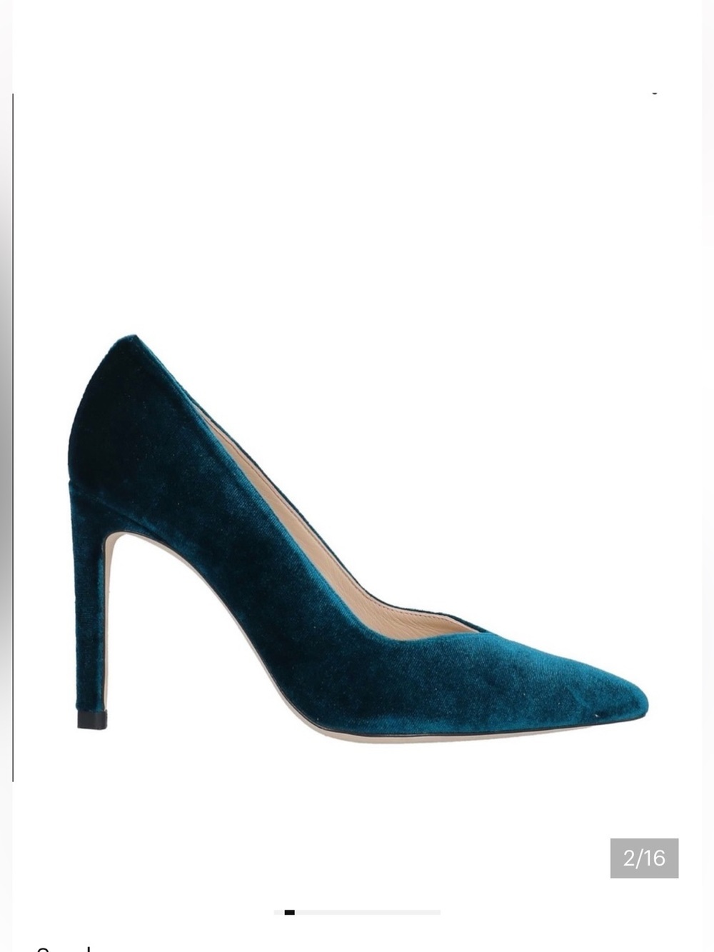 Sandro Daphne Turquoise Pumps Heels size 7  US Size 6.5  100% lambskin